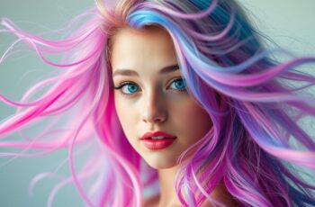 Tendência Cabelo de Unicórnio 2025 – Vejam inspirações