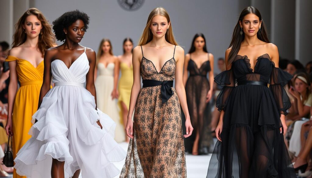 Tendências de vestidos 2025