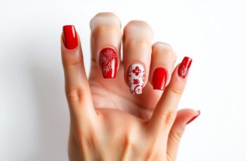 Ideias de Unhas Decoradas Vermelhas para 2025