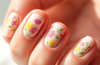 Unhas Decoradas com Flores 2025: Fotos e Dicas