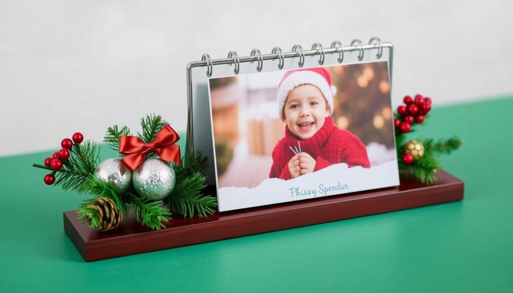 calendário de mesa natal 2025 editável