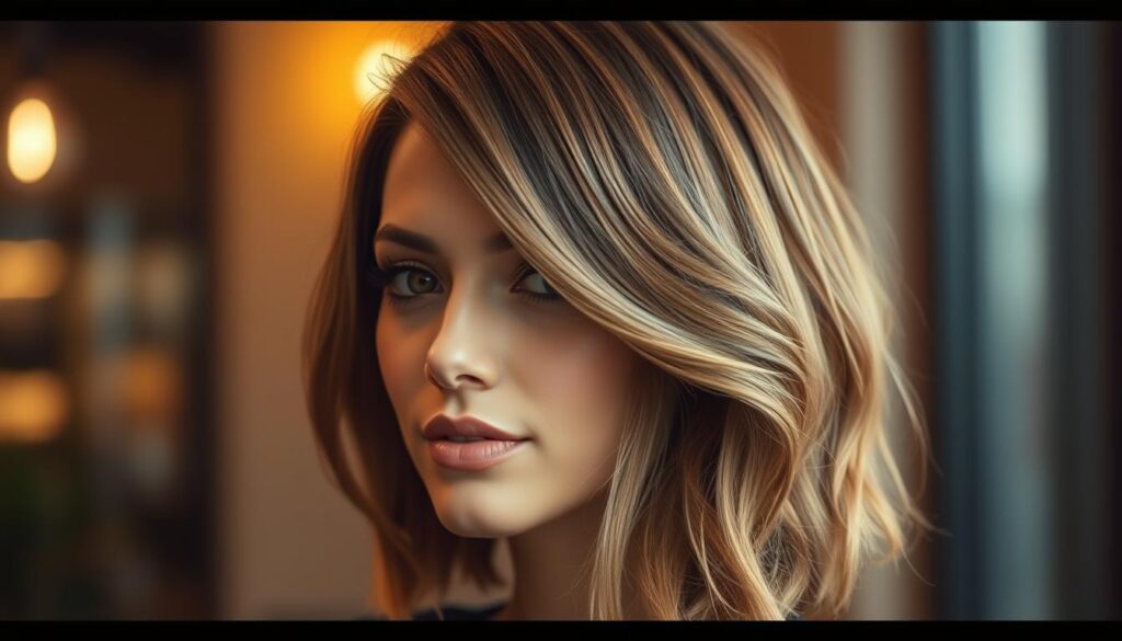 corte de cabelo em camadas