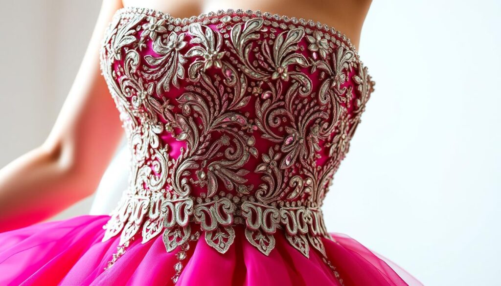 tendências de cores vestidos de 15 anos 2025