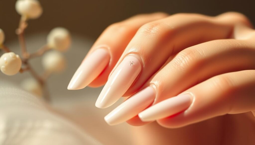 unhas decoradas brancas