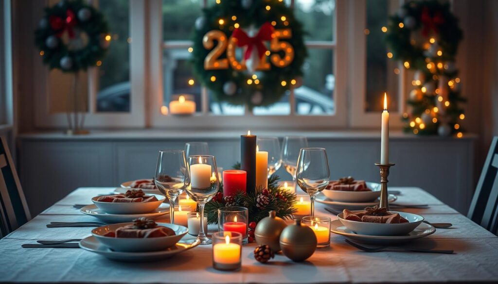 velas decorativas para mesa de natal